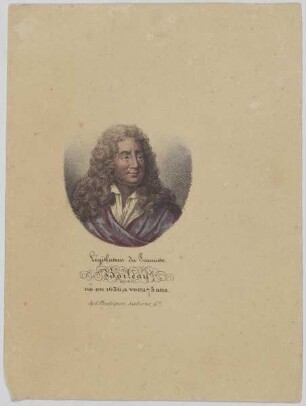 Bildnis des Nicolas Boileau Despréaux