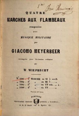 Quatre marches aux flambeaux