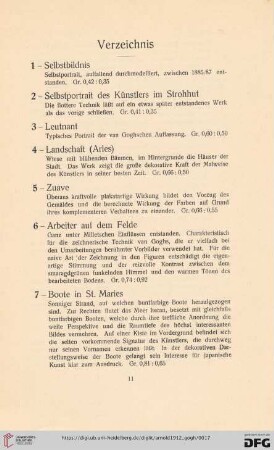 Verzeichnis (Nr.1-41)