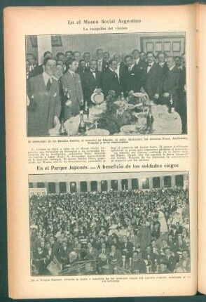 En el Museo Social Argentino : La recepción del viernes