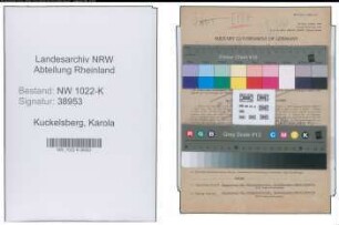 Entnazifizierung Karola Kuckelsberg , geb. 26.11.1906 ()