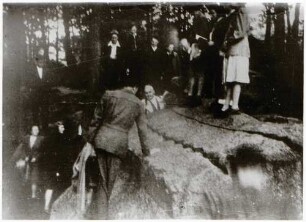 Ernst Wahle auf Exkursion Sommersemester 1948