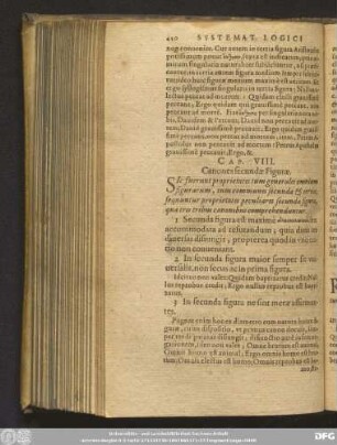Cap. VIII. Canones secundae Figurae.