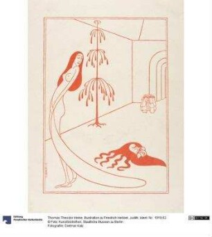 Illustration zu Friedrich Hebbel, Judith