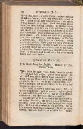 Zweytes Capitel. Erste Aussendung der Zwölfe. Unruhe Herodes. Wunderwerke