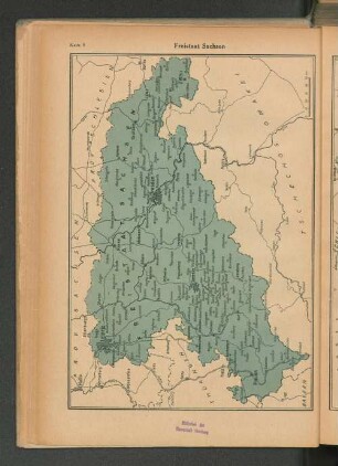 Karte 8. Freistaat Sachsen