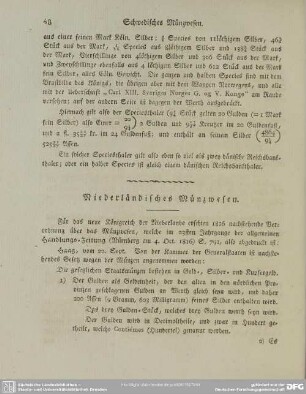 Niederländisches Münzwesen