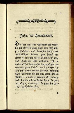 Zusatz des Herausgebers