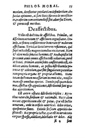 De affectibus