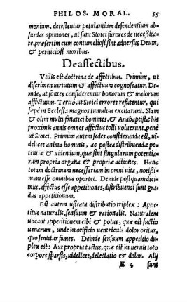 De affectibus