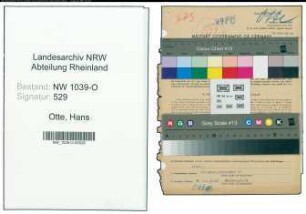 Entnazifizierung Hans Otte , geb. 16.06.1901 (Angestellter)