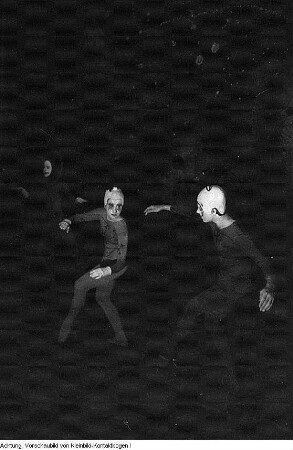 Dresden. Palucca Schule Dresden. "Sputnik". Choreographie Ruth Berghaus, Aufführung 1959