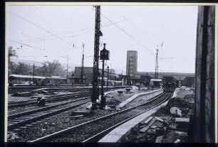 Bau an Gleisanlagen am Hauptbahnhof