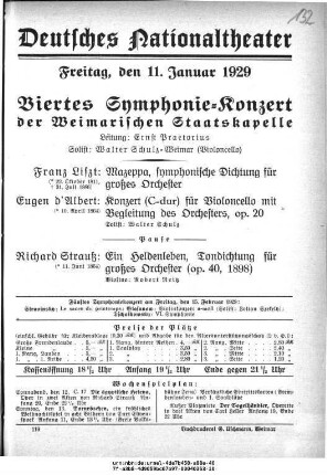 Viertes Symphonie-Konzert