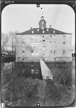 Dobitschen. Wasserschloss (Baubeginn 1696). Rückseite von Südost