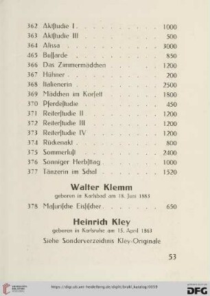 Walter Klemm (Nr.378)