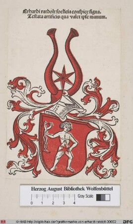 Druckermarke von Erhardt Ratdolt.