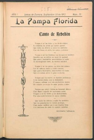 Canto de rebelión