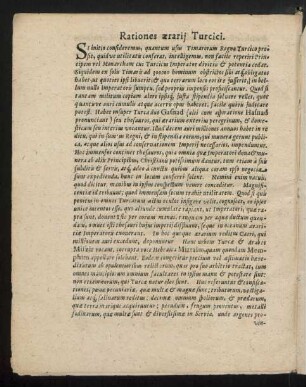 Rationes aerarii Turcici.
