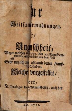 Mercks Baur, Das ist: Heilsame, geistliche Lehren, und Ermahnungen, An die Christliche Baurschafft, Zur absonderlichen Vermeidung der Ungerechtigkeit und Unkeuschheit : Welche in 10 Geistlichen Gesprächen vorgestellet, und beschrieben worden