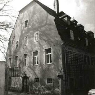 Grünhainichen, Lengefelder Straße 14. Wohnhaus (ehemals Spielwarenverlagshaus Johann David Oehme und Söhne) (1811)