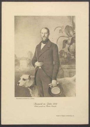 Otto von Bismarck im Jahre 1850