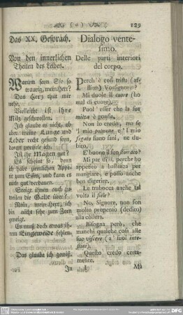 Das XX. Gespräch. Von den innerlichen Theilen des Leibes