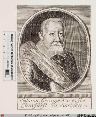 Bildnis Johann Georg I., Kurfürst von Sachsen (reg. 1611-56)