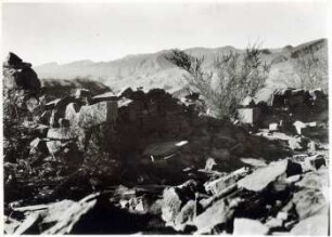 Ruinen einer Inka-Siedlung am Cerro Morro Alto
