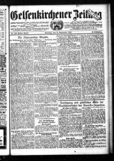 Gelsenkirchener Zeitung. 1902-1940