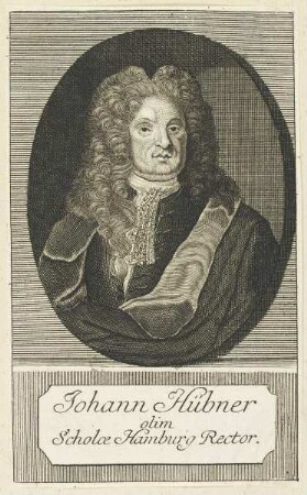 Bildnis des Johann Hübner