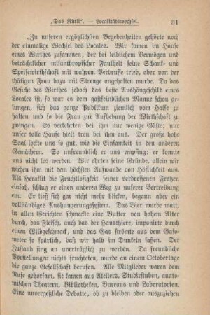 "Das Rütli" - Localitätswechsel