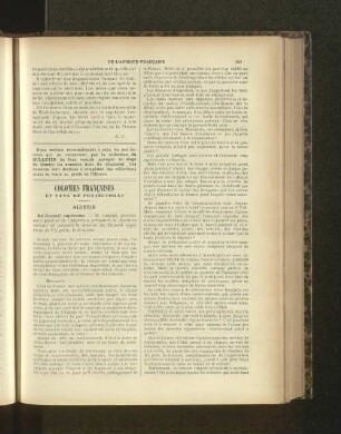Colonies Francaises.