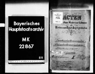 Volksschulwesen: Landesschulkommission und Kreisschulkommissionen. Generalia.