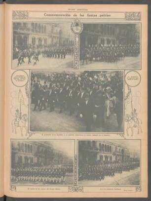 Conmemoración de las fiestas patrias [Fotografías]