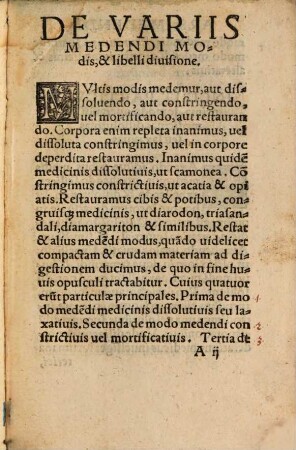 Tractatus de arte medendi