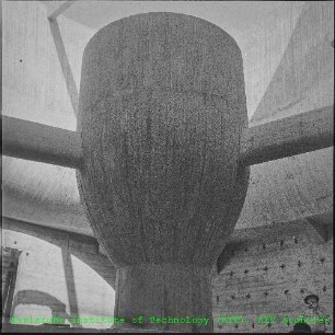 Detailaufnahme in einem Kühlturm des Forschungsreaktors 2 (FR 2)