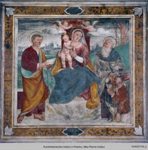 Madonna mit zwei Heiligen