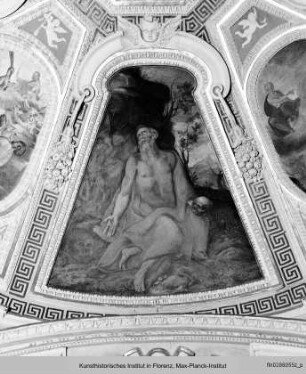 Kuppelausmalung : Der heilige Hieronymus in der Wüste