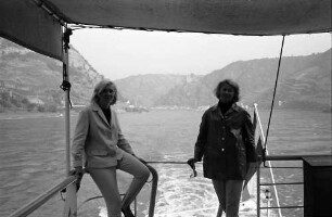 Auf M.S. Prinses Margriet, Fahrgäste auf Deck