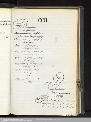 CCII., 30. September 1859
