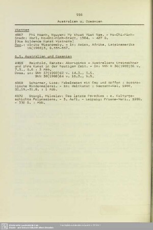 6.5. Australien und Ozeanien