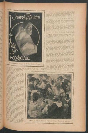 Primer salón de arte del Rosario