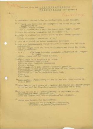 Kreis Zittau / Ernte und Volksfest [Umfrage in Orten im Kreis Zittau]