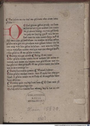 Titel des Psalters
