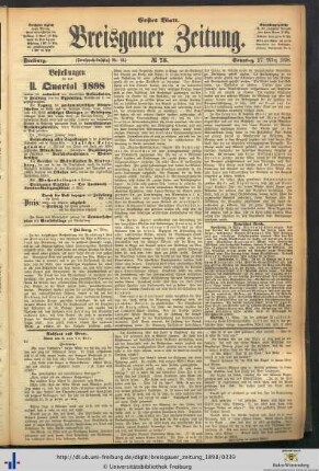 27.03.1898 (Erstes Blatt)