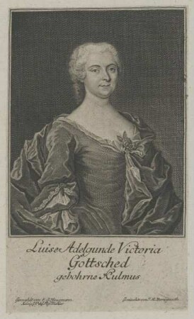 Bildnis der Luise Adelgunde Victoria Gottsched