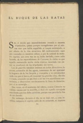 El buque de las ratas