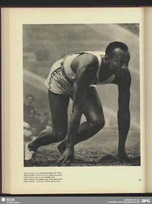 Jesse Owens, der schnellste Mann der Welt