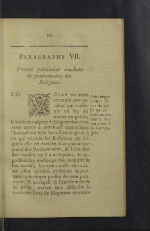 Paragraphe VII.
